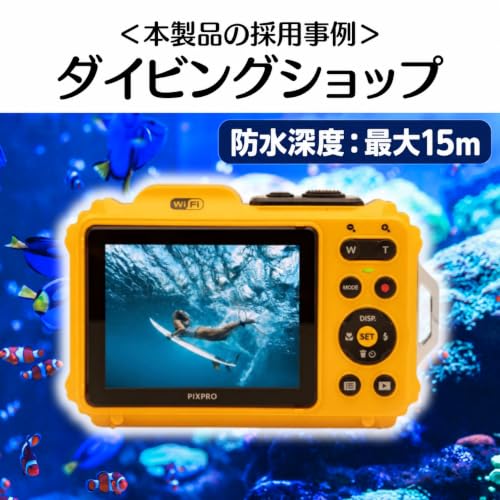 WPZ2 Micro SD 32GB ファイバークロス セット品 2026国内版 コンパクトデジタルカメラ 防水 防塵 耐衝撃 CALSモード 1600万画素 光学4倍ズーム イエロー WPZ2-RyunksVer. （Micro SD 32GB ファイバークロス 同梱セット）の特徴・詳細 画像